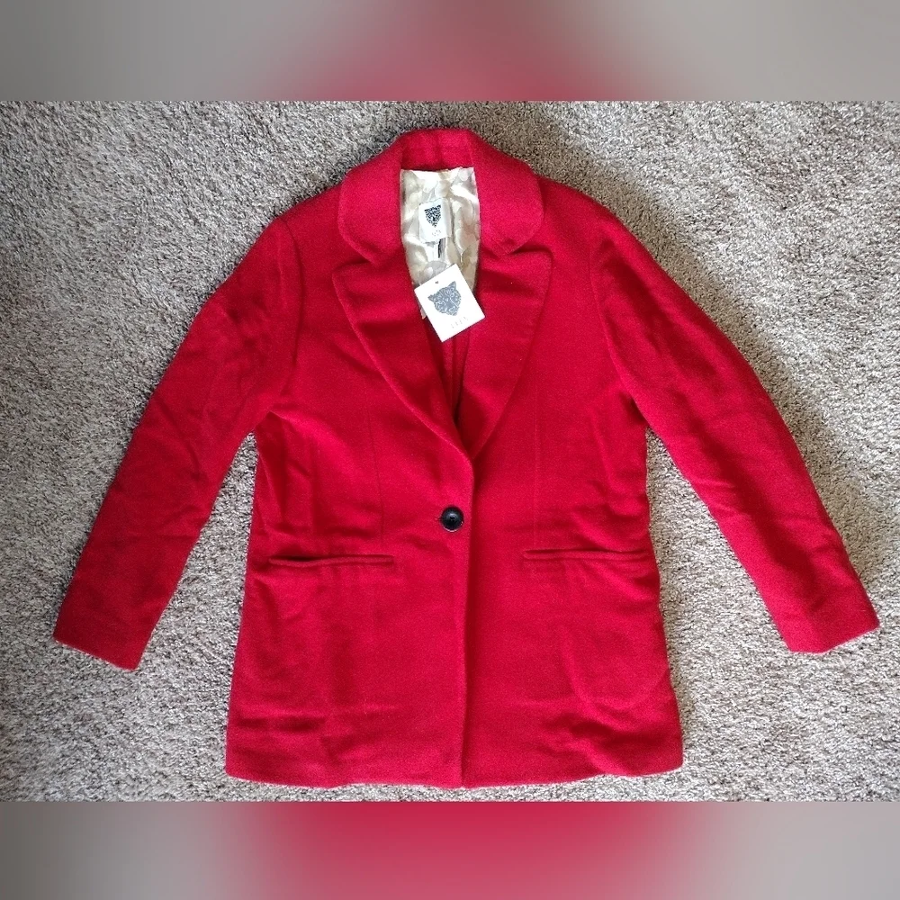 Lita By Ciera Slouchy Wool Coat Medium NWT - Picture 2 of 12